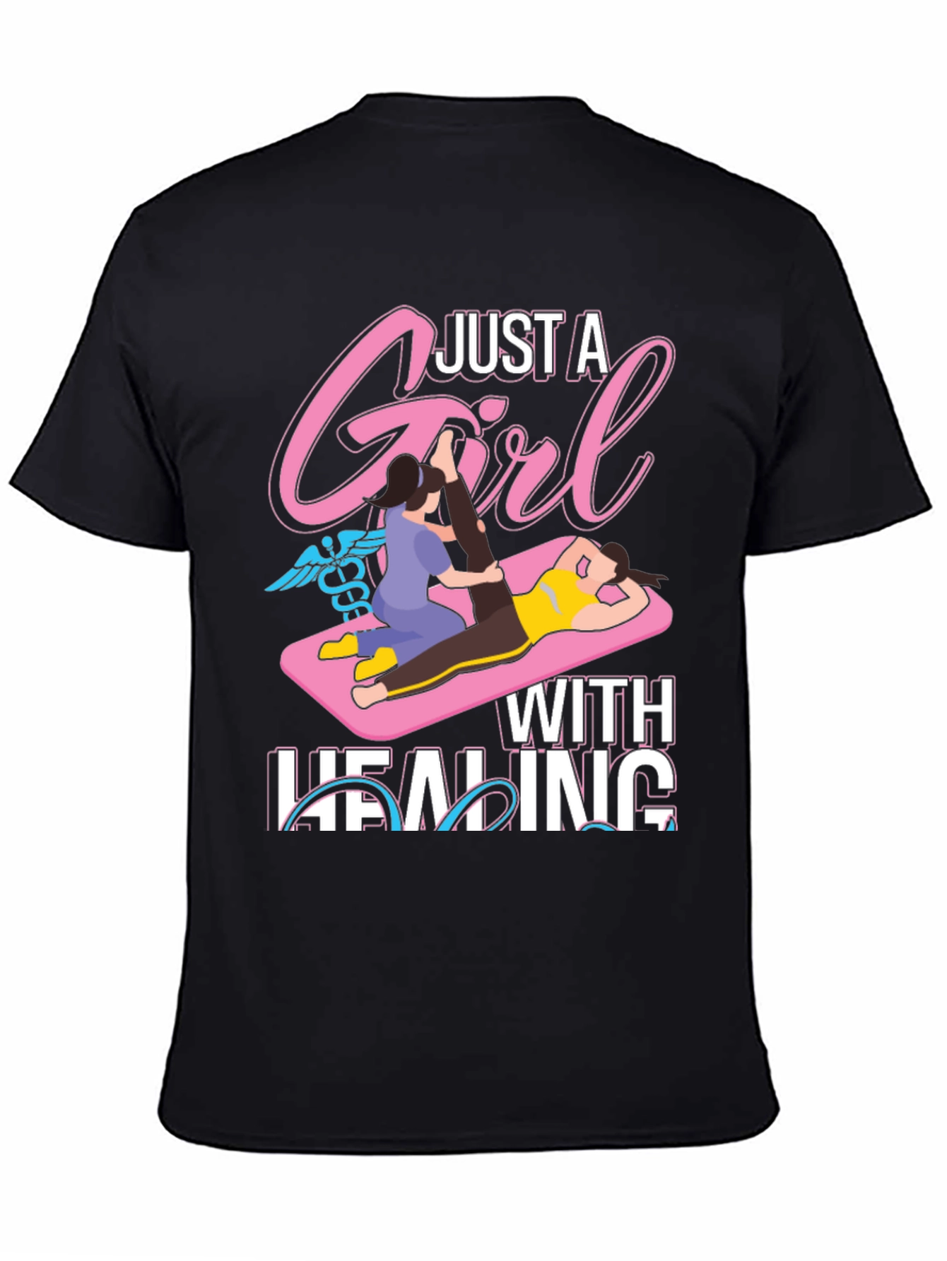 Just A Girl With Healing T-Shirt