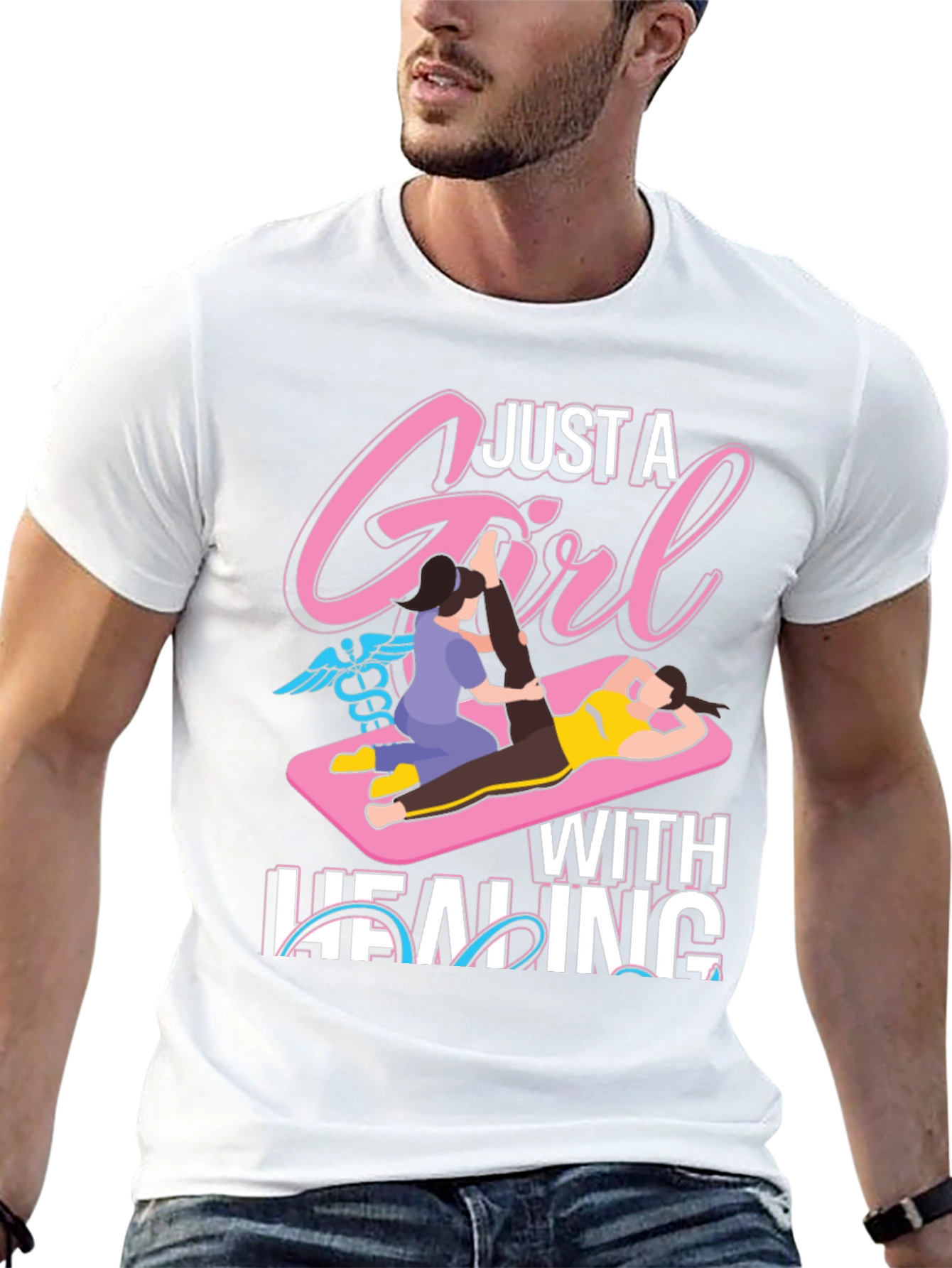 Just A Girl With Healing T-Shirt