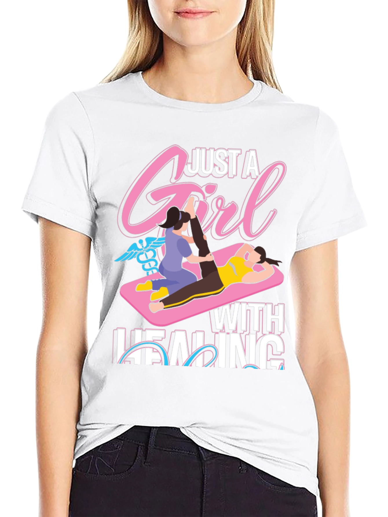 Just A Girl With Healing T-Shirt