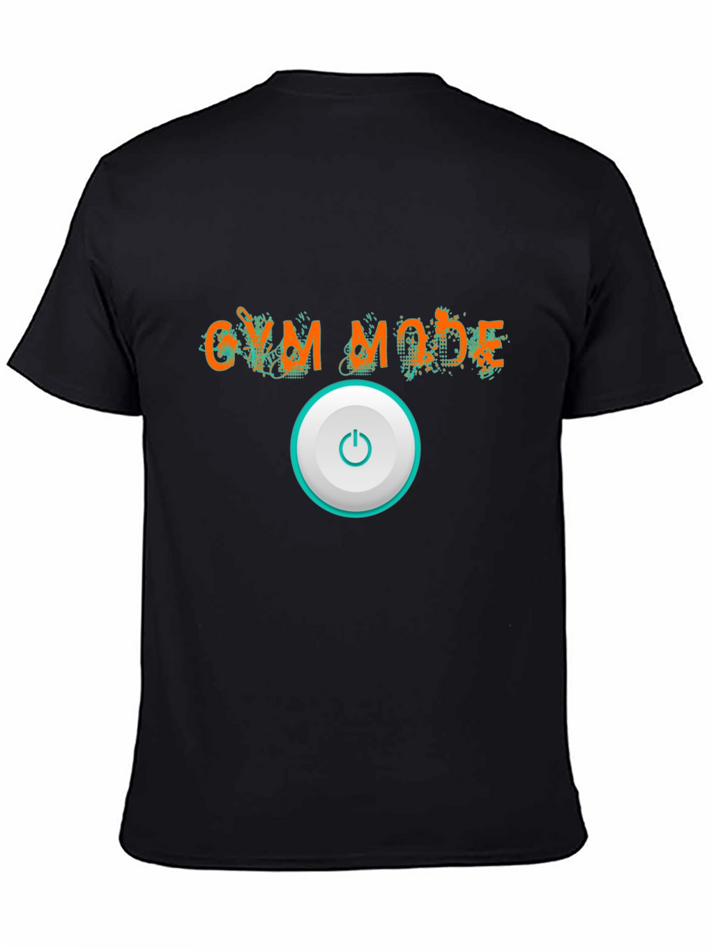 Gym Mode On Black Graphic Tee