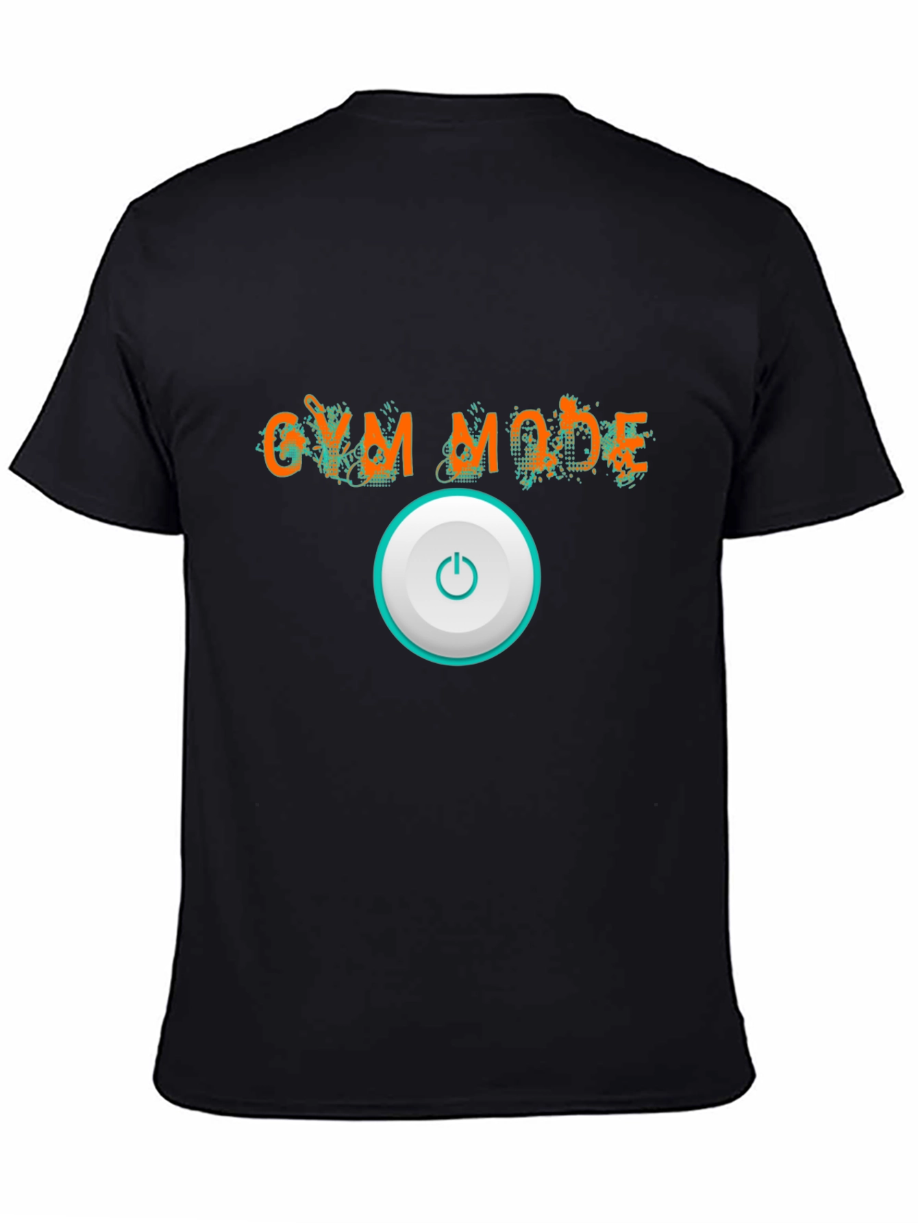 Gym Mode On Black Graphic Tee