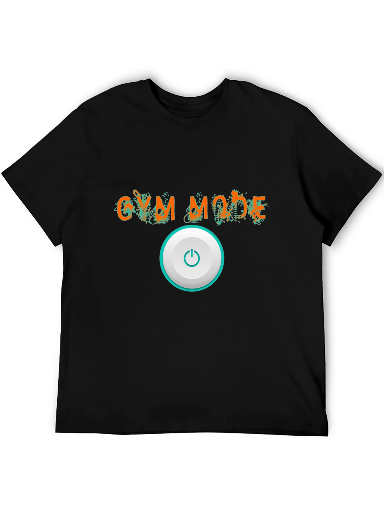Gym Mode On Black Graphic Tee
