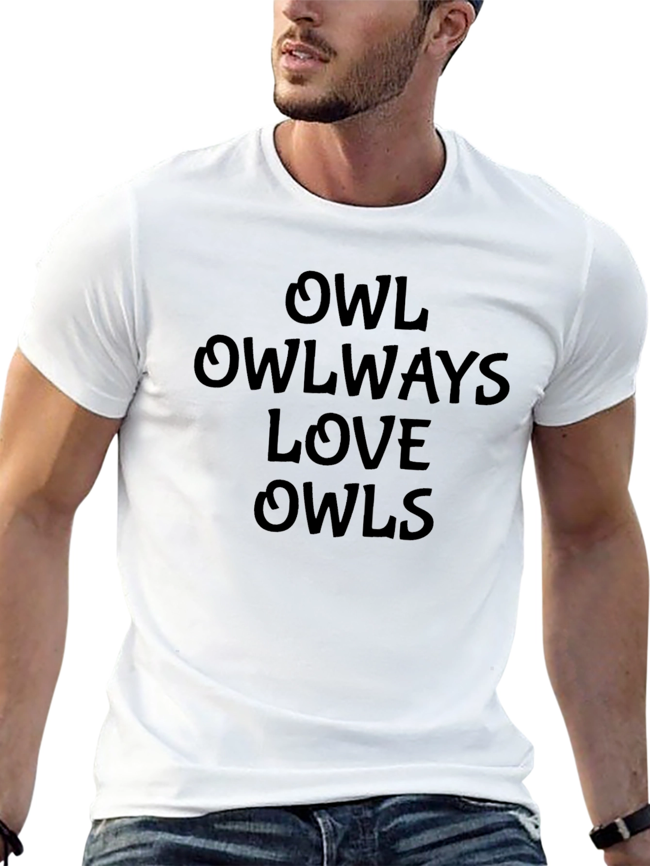 Owl Always Love Owls Graphic Black T-Shirt