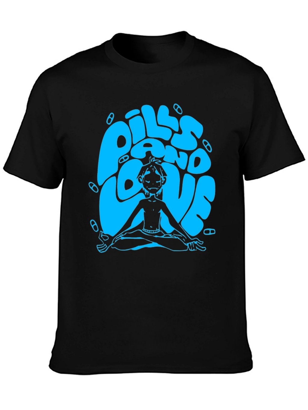 Pills and Love Graphic Tee - Relaxed Fit