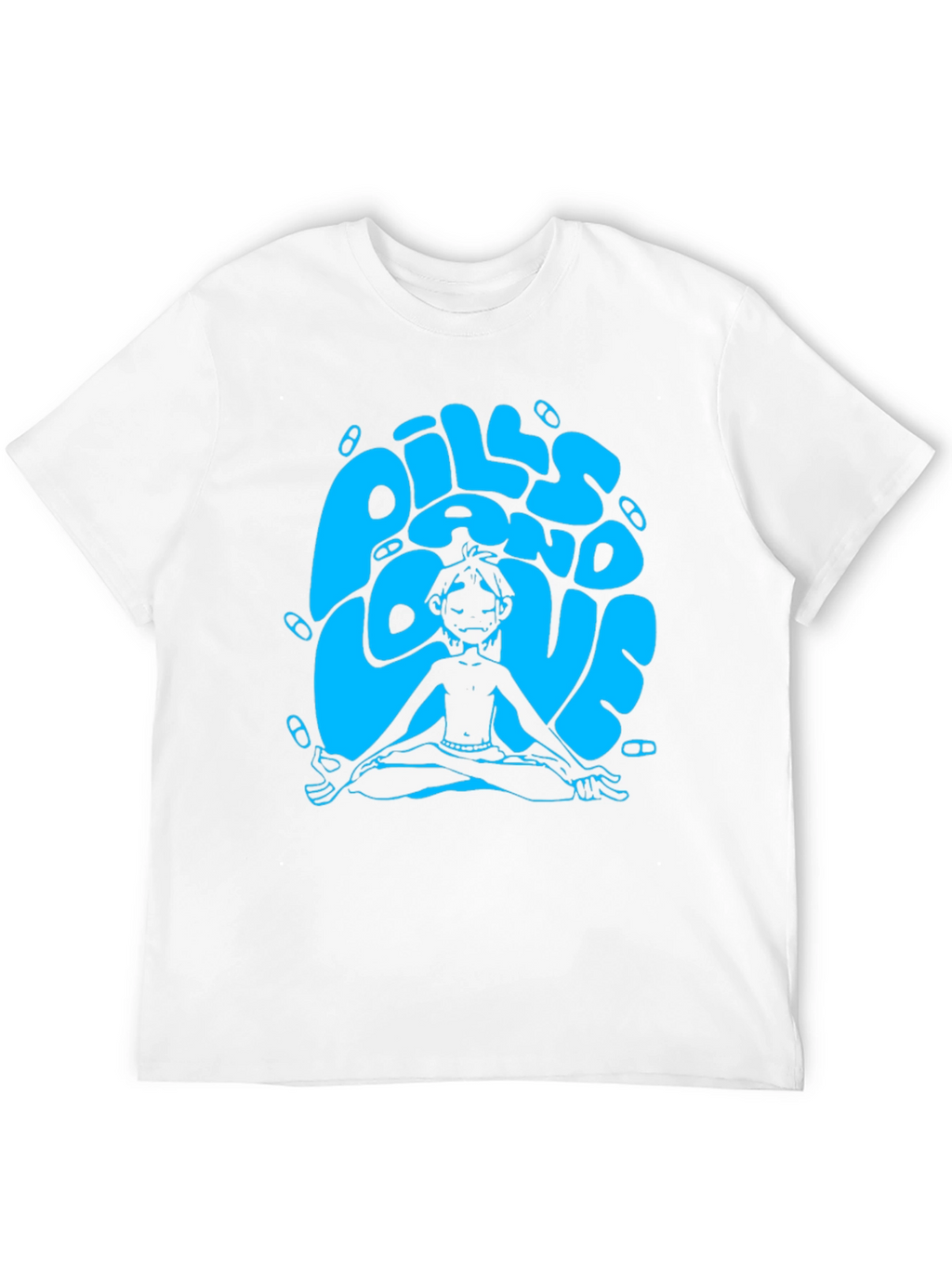 Pills and Love Graphic Tee - Relaxed Fit