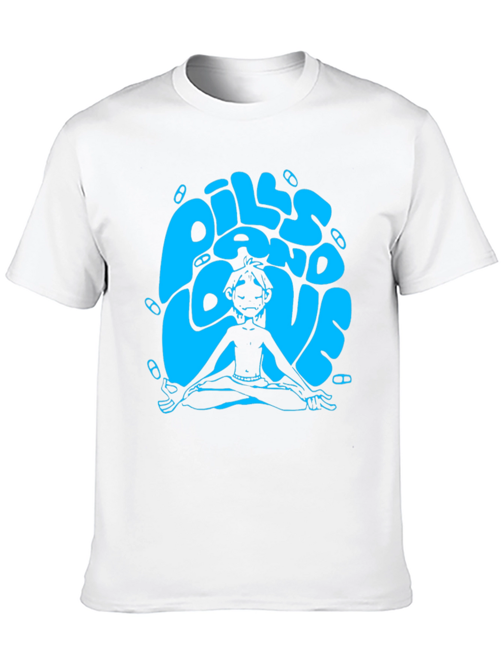 Pills and Love Graphic Tee - Relaxed Fit