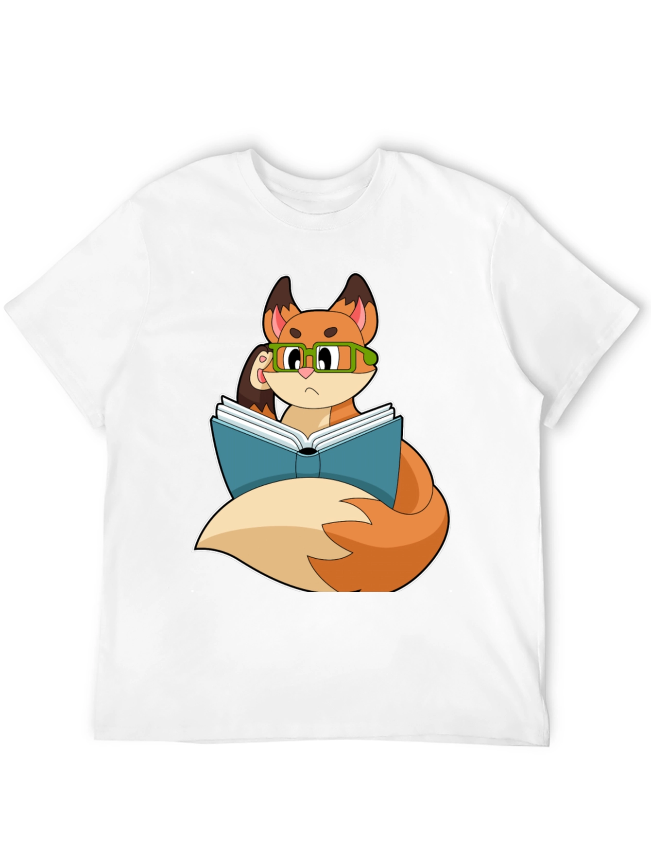 Bookish Fox T-Shirt - Smart & Stylish