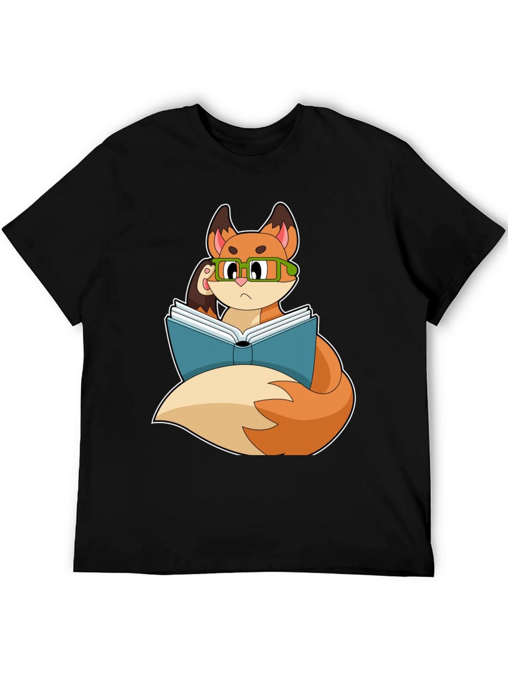Bookish Fox T-Shirt - Smart & Stylish