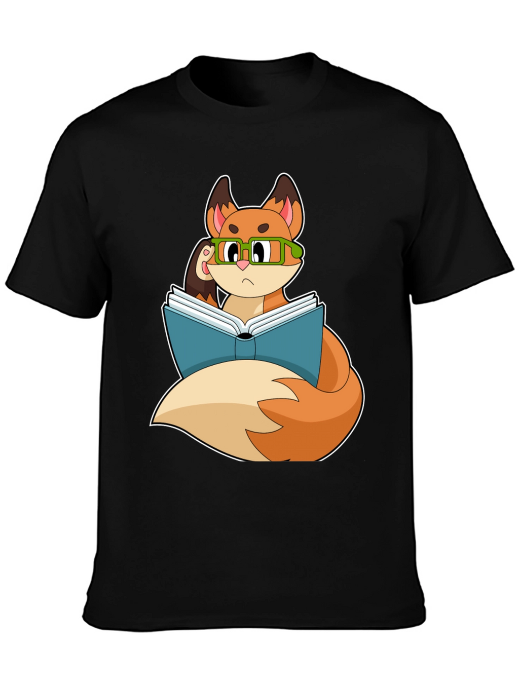 Bookish Fox T-Shirt - Smart & Stylish