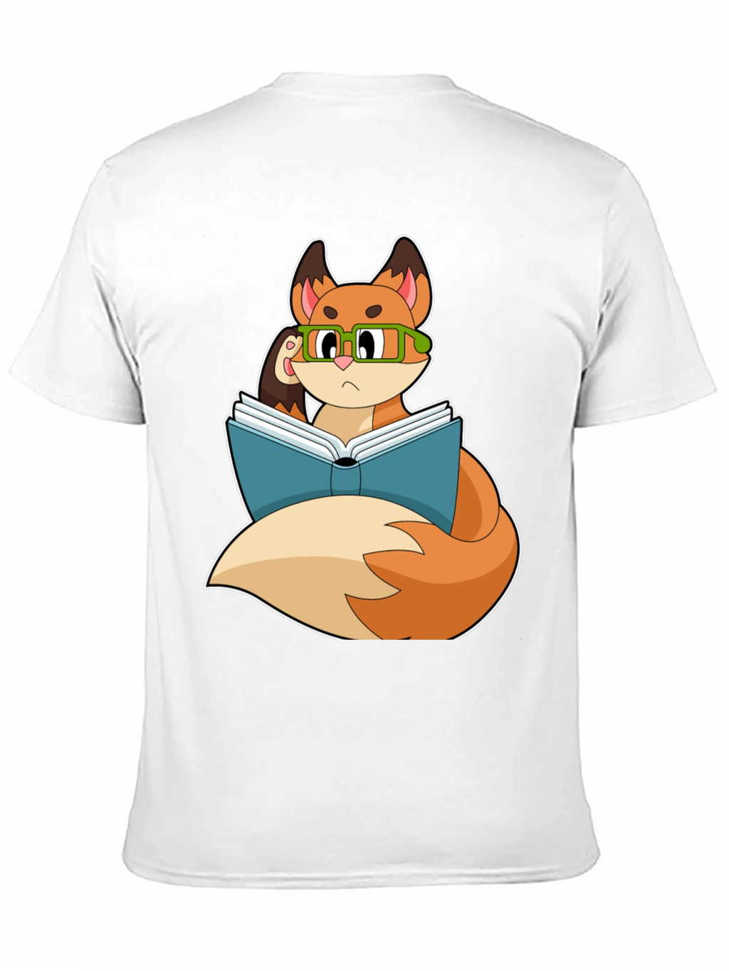 Bookish Fox T-Shirt - Smart & Stylish