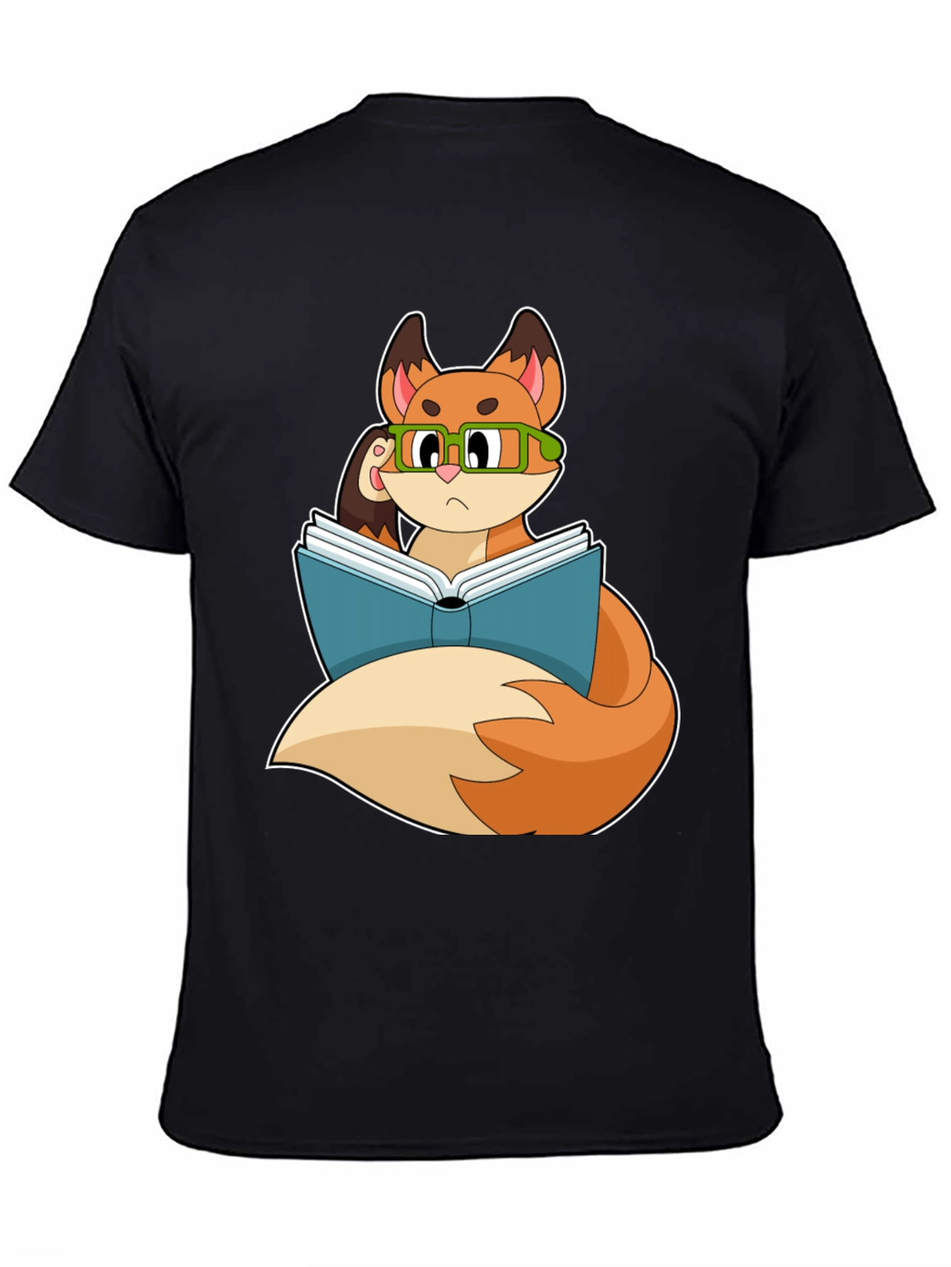 Bookish Fox T-Shirt - Smart & Stylish