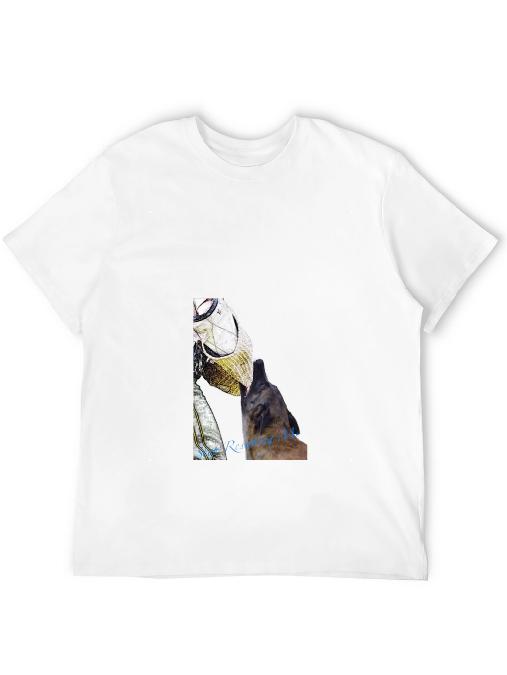 Astronaut Dog Graphic Tee - Black