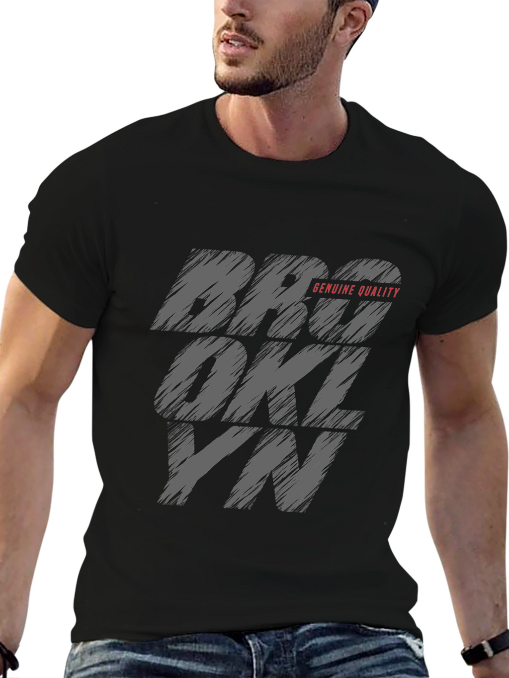 Brooklyn Graphic Print Mens T-Shirt