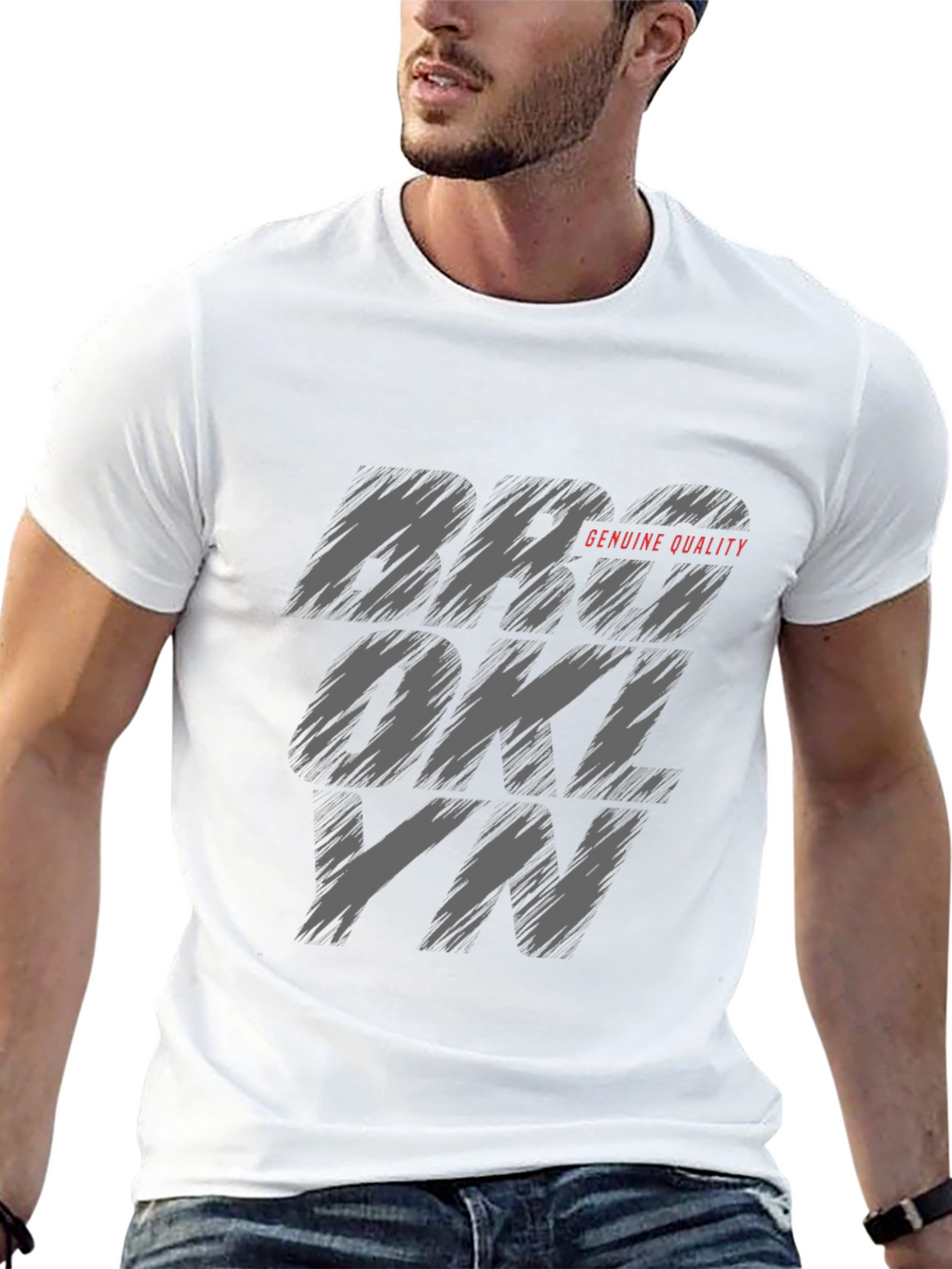 Brooklyn Graphic Print Mens T-Shirt