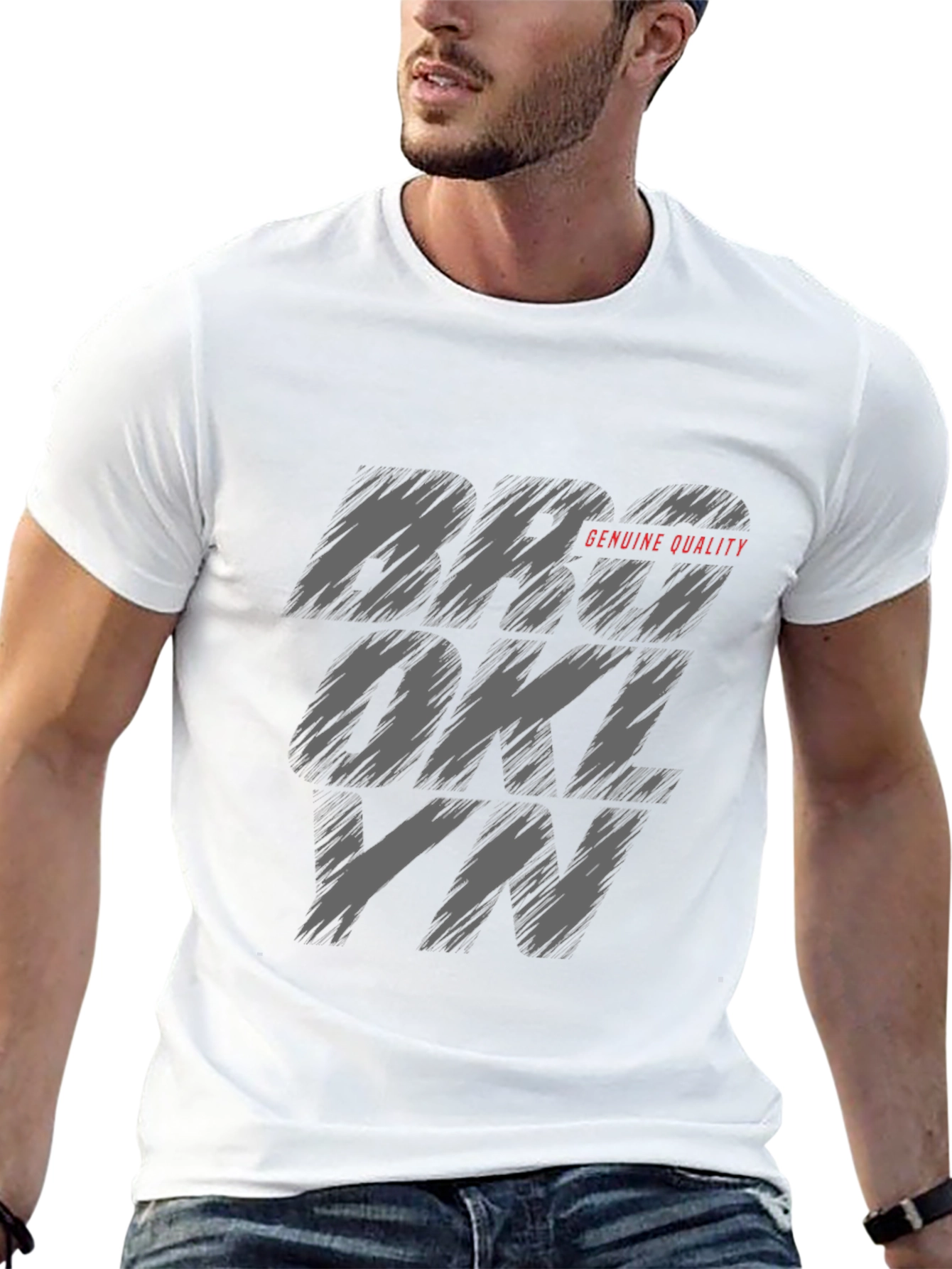 Brooklyn Graphic Print Mens T-Shirt