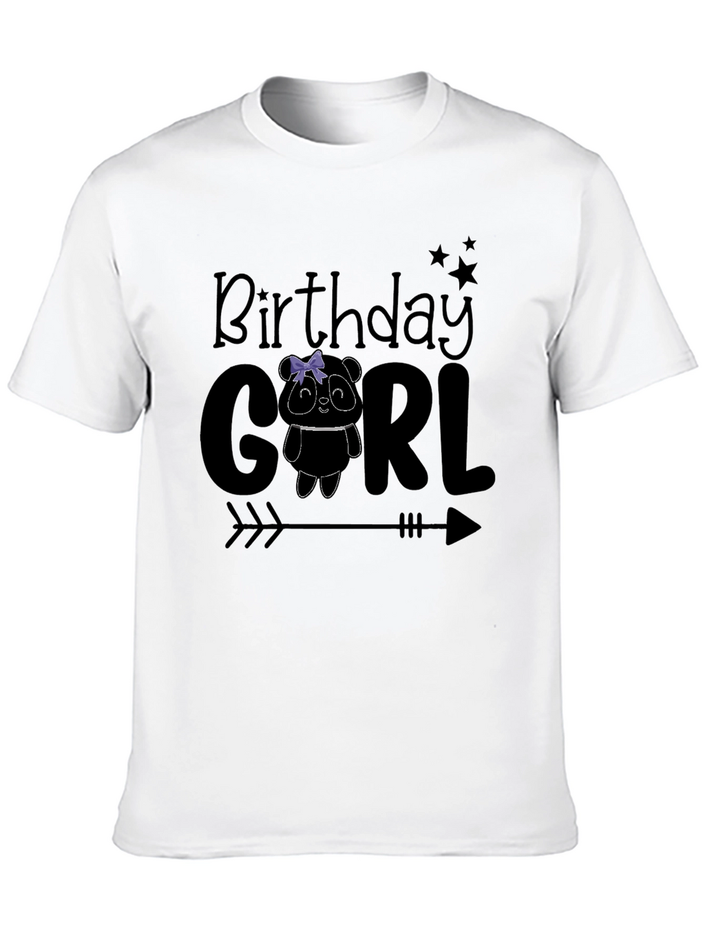 Birthday Girl Panda T-Shirt