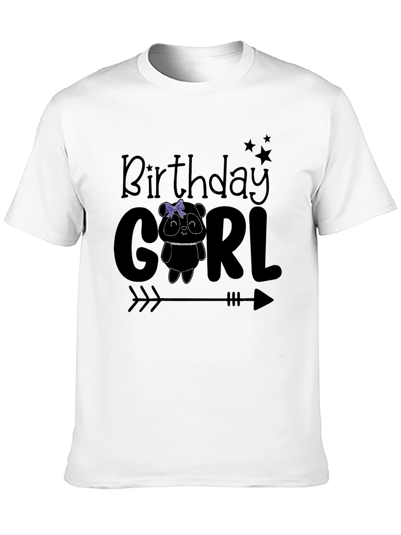Birthday Girl Panda T-Shirt