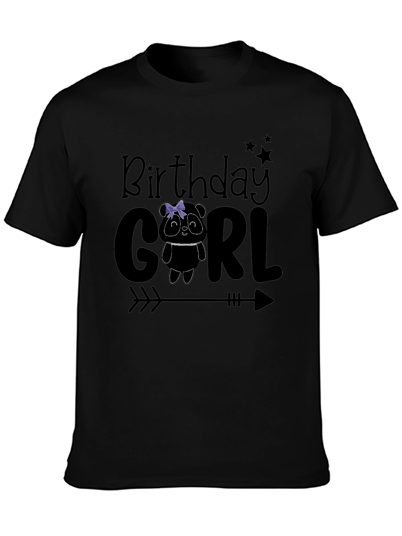 Birthday Girl Panda T-Shirt