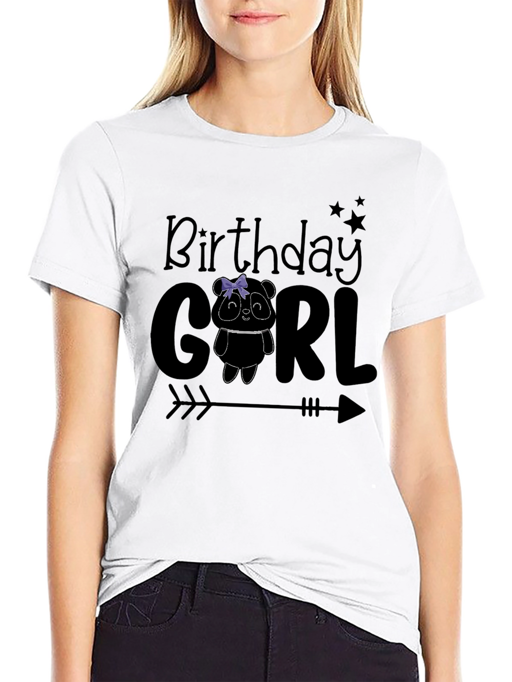 Birthday Girl Panda T-Shirt