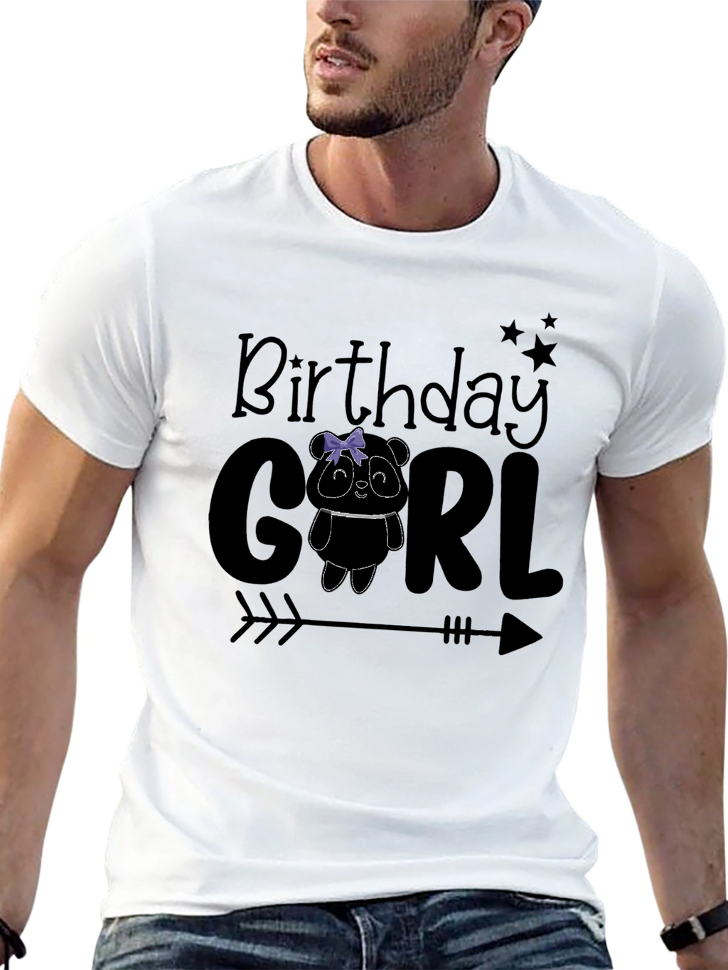 Birthday Girl Panda T-Shirt