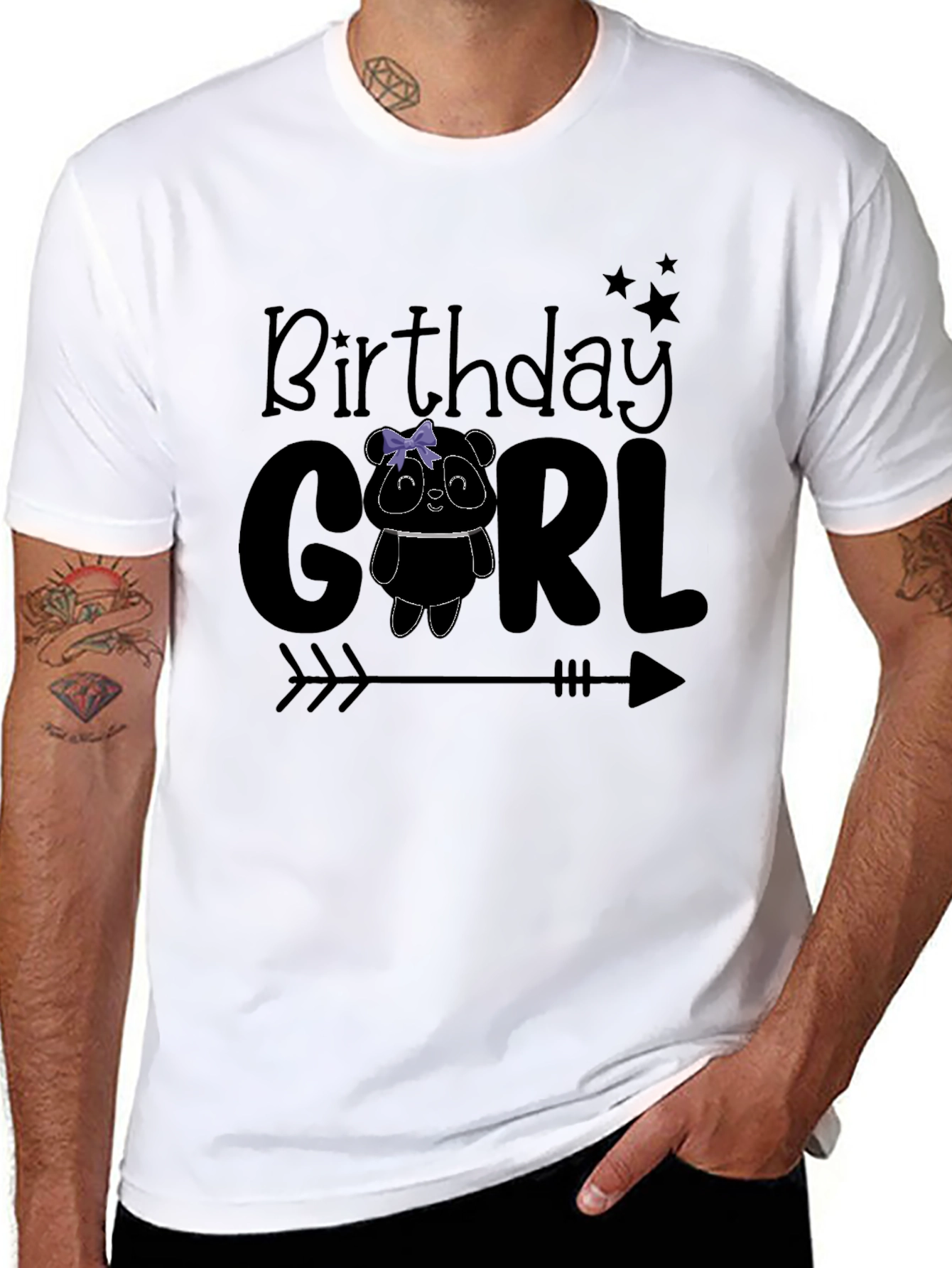 Birthday Girl Panda T-Shirt