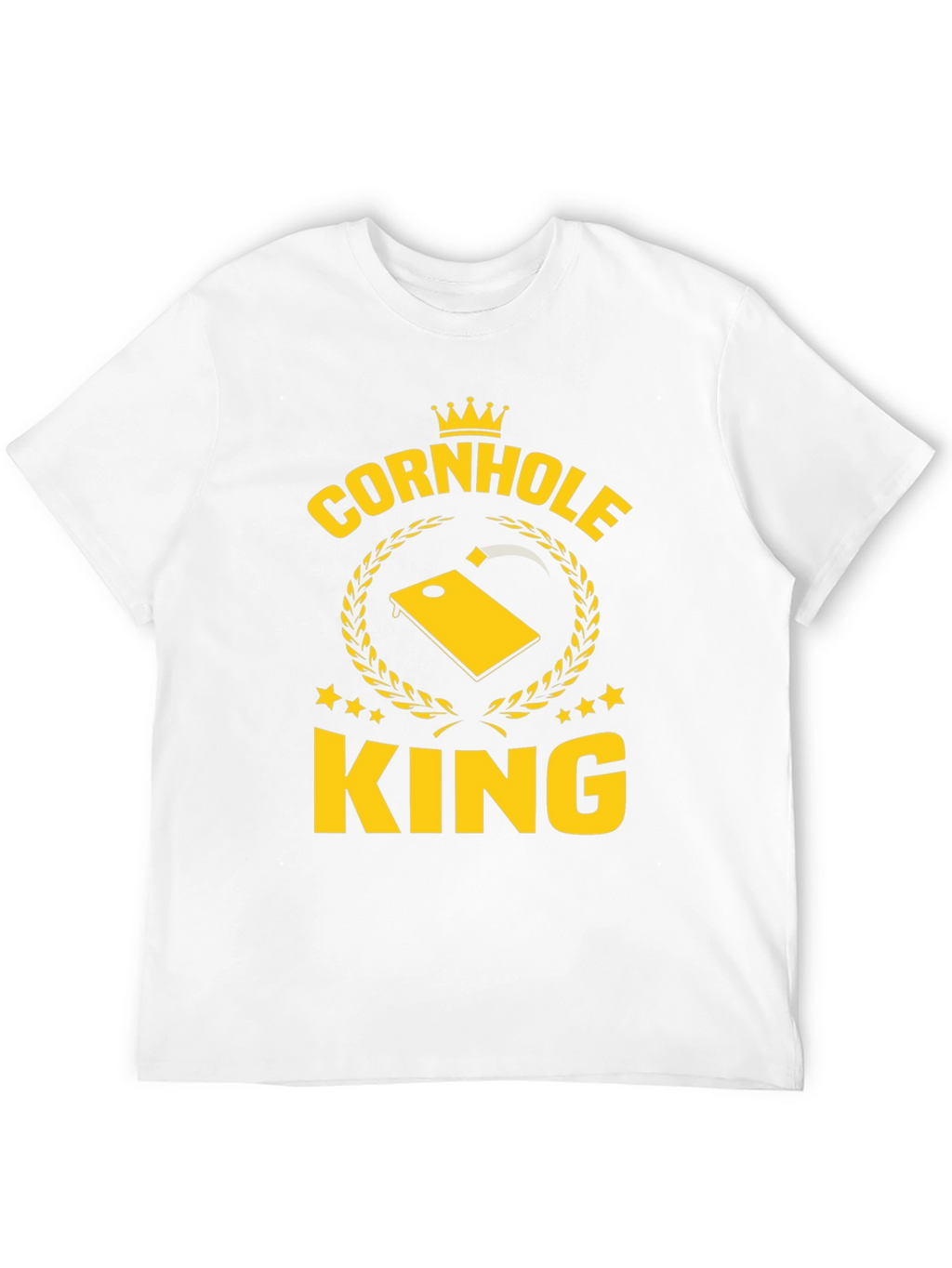 Cornhole King Graphic T-Shirt - Black