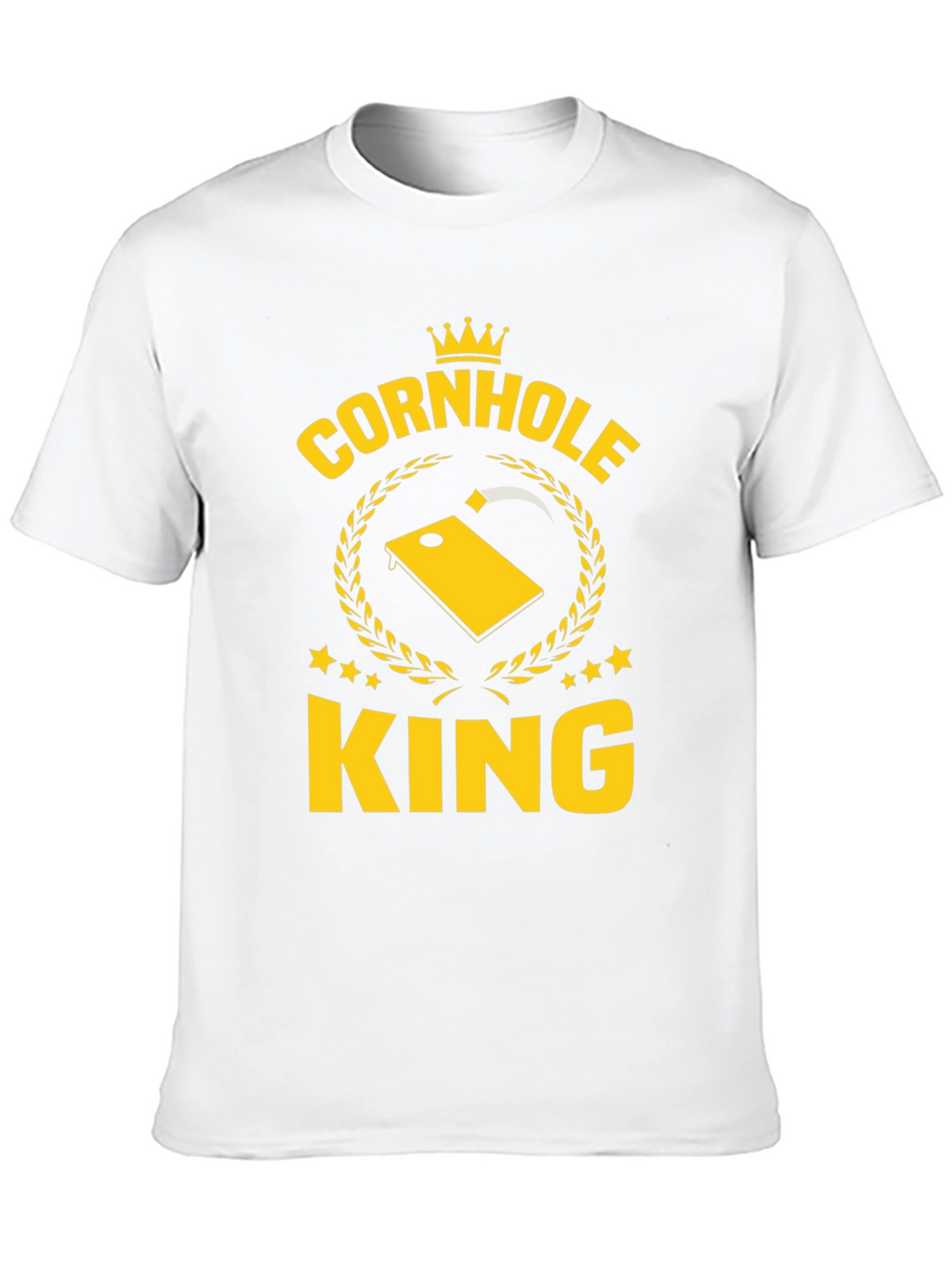 Cornhole King Graphic T-Shirt - Black