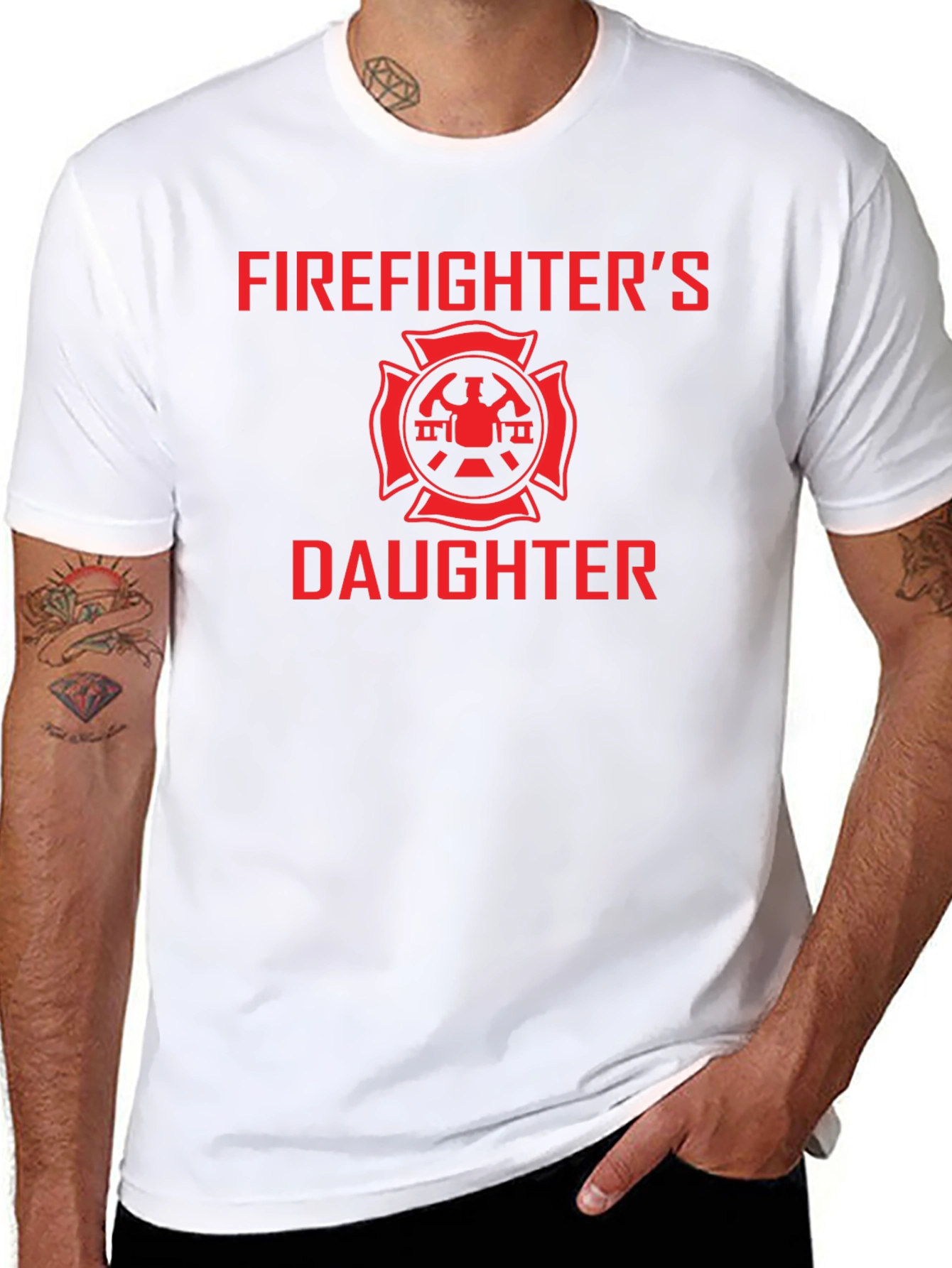 Firefighters Daughter Graphic Tee