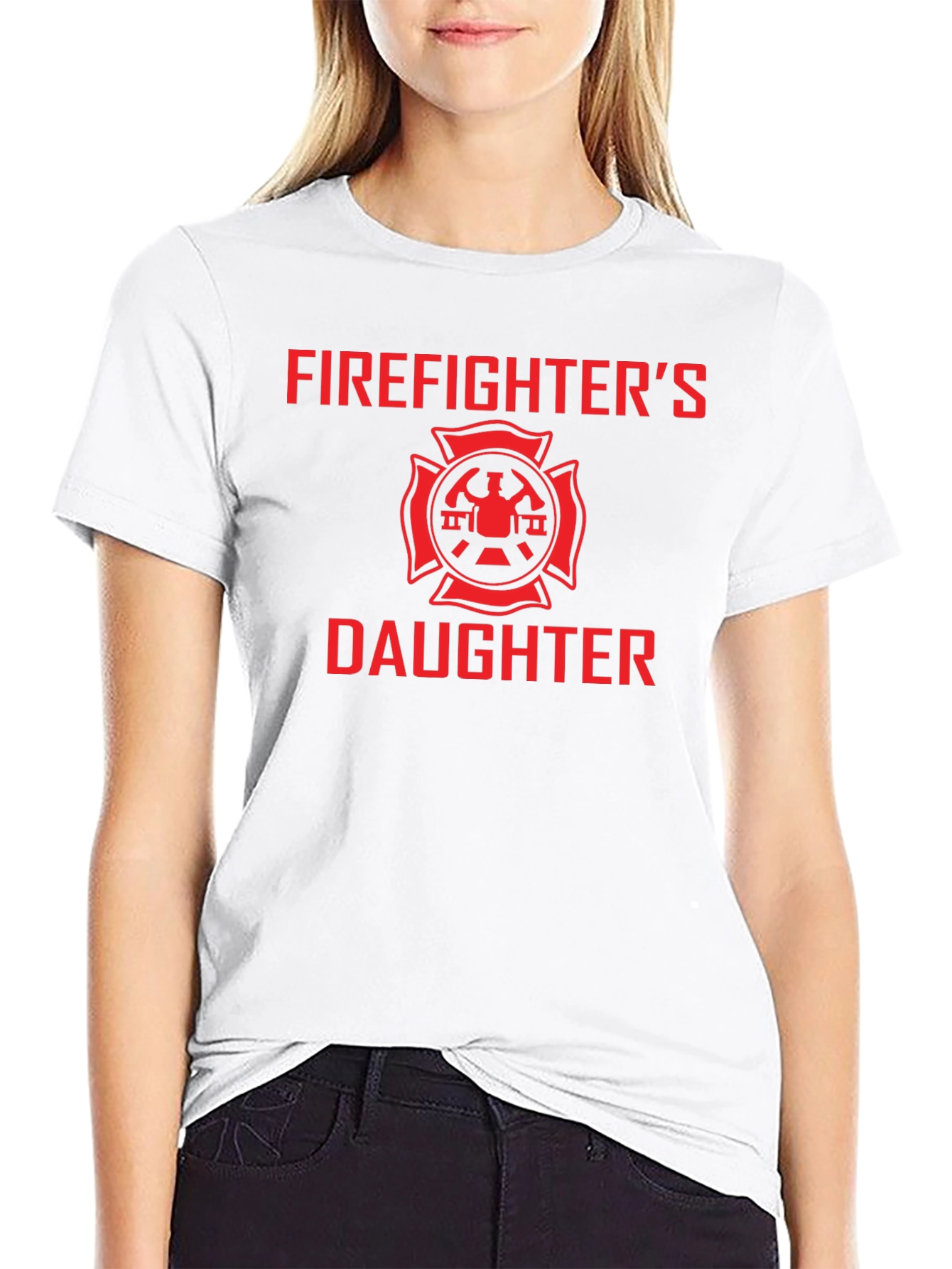 Firefighters Daughter Graphic Tee
