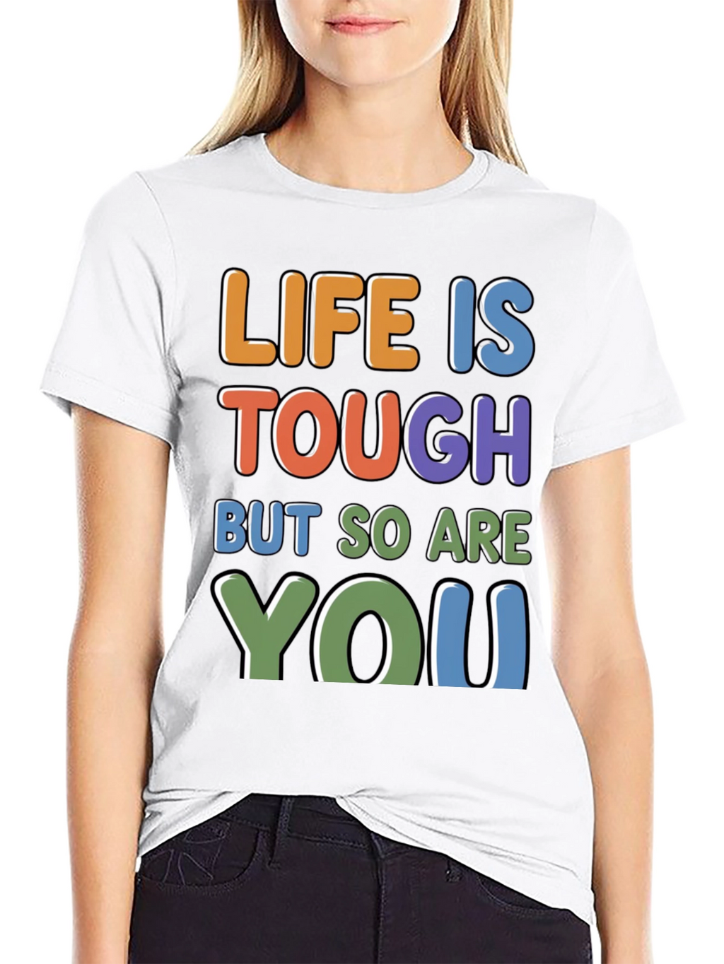 Life Is Tough - Motivational Graphic T-Shirt