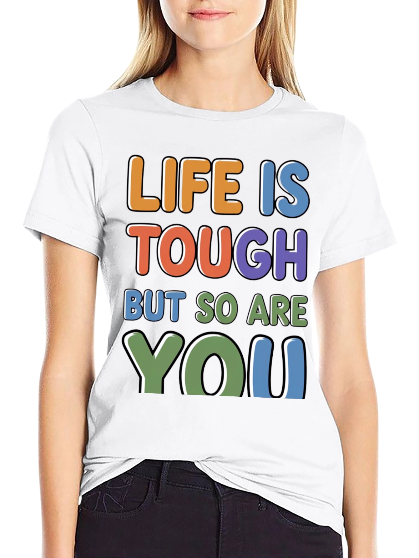 Life Is Tough - Motivational Graphic T-Shirt