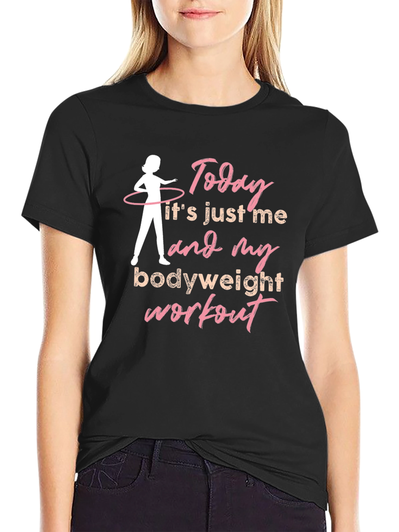 Bodyweight Workout T-Shirt - Pink Design