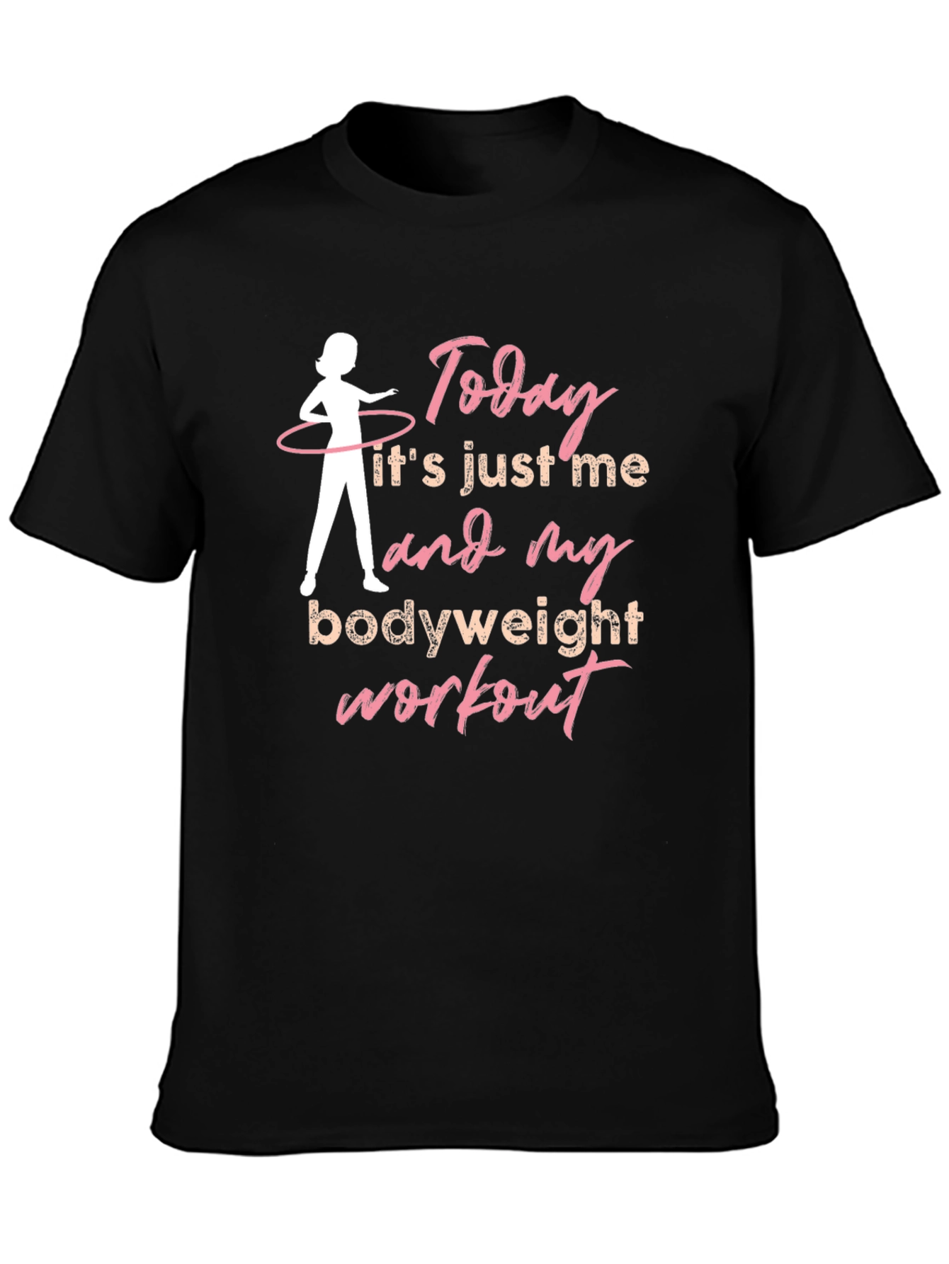 Bodyweight Workout T-Shirt - Pink Design