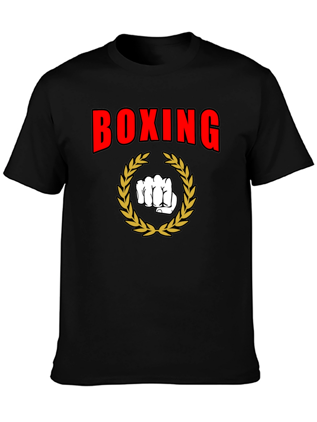 Boxing Graphic Tee - Black