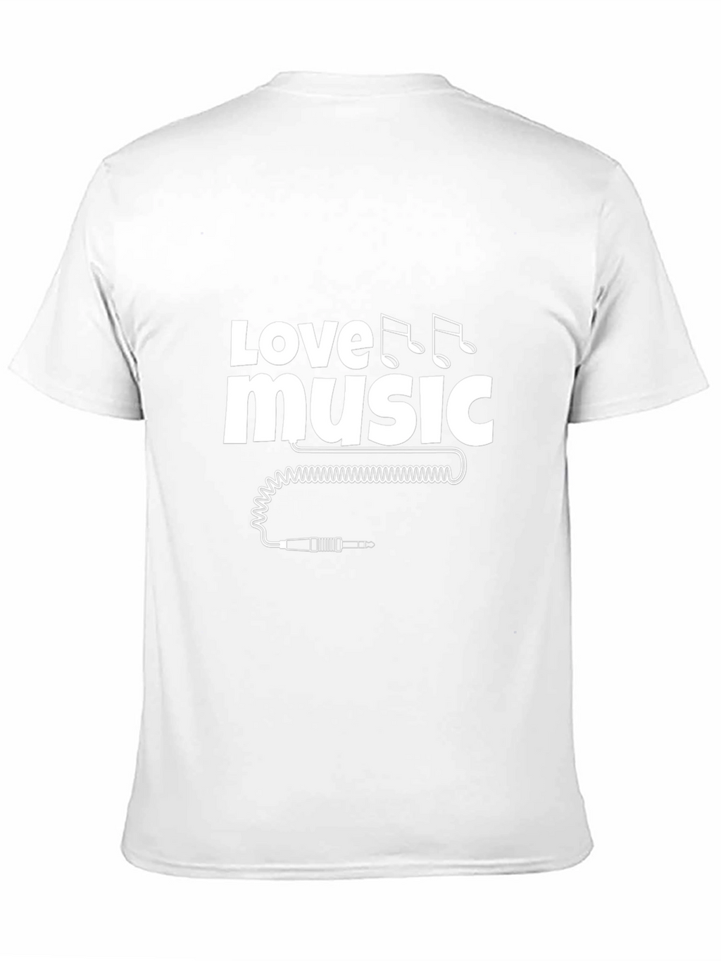 Love Music Black Graphic Tee