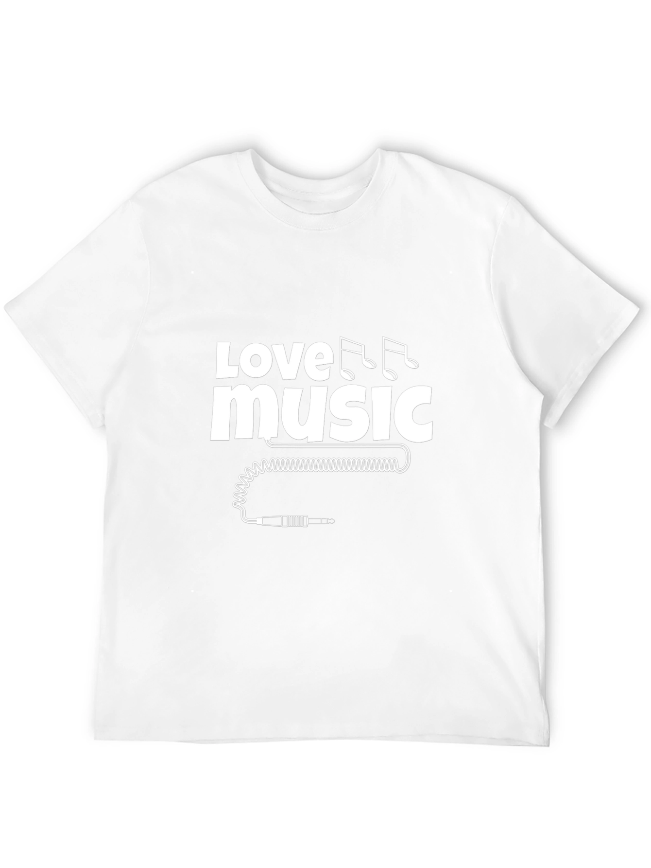 Love Music Black Graphic Tee