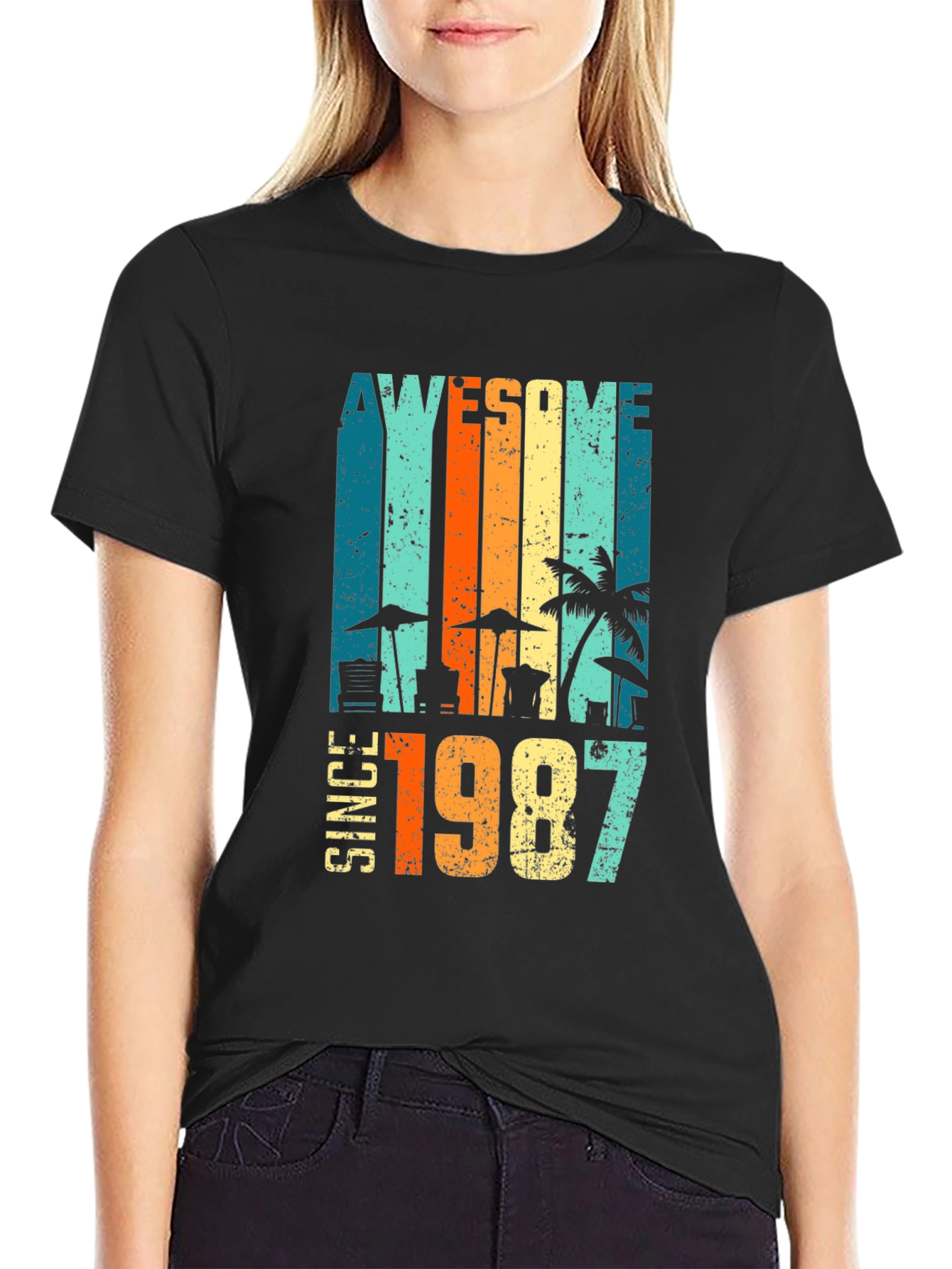 Awesome Since 1987 Retro Graphic Tee