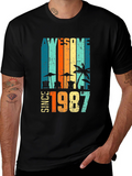 Awesome Since 1987 Retro Graphic Tee
