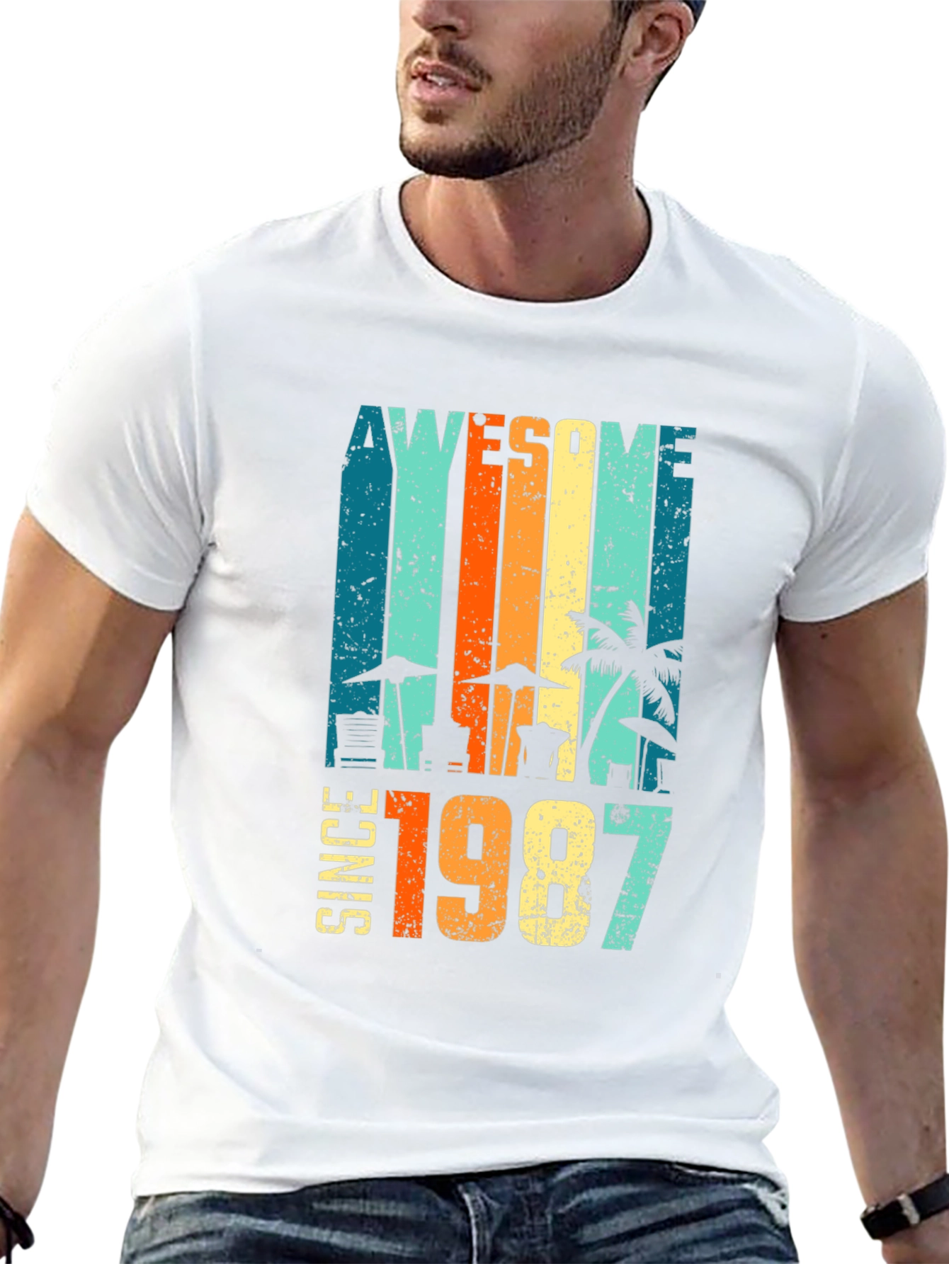 Awesome Since 1987 Retro Graphic Tee