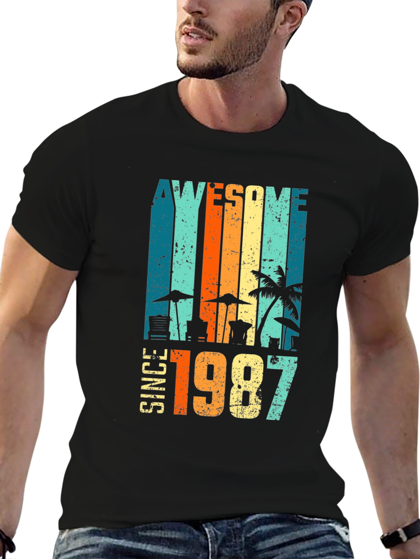 Awesome Since 1987 Retro Graphic Tee