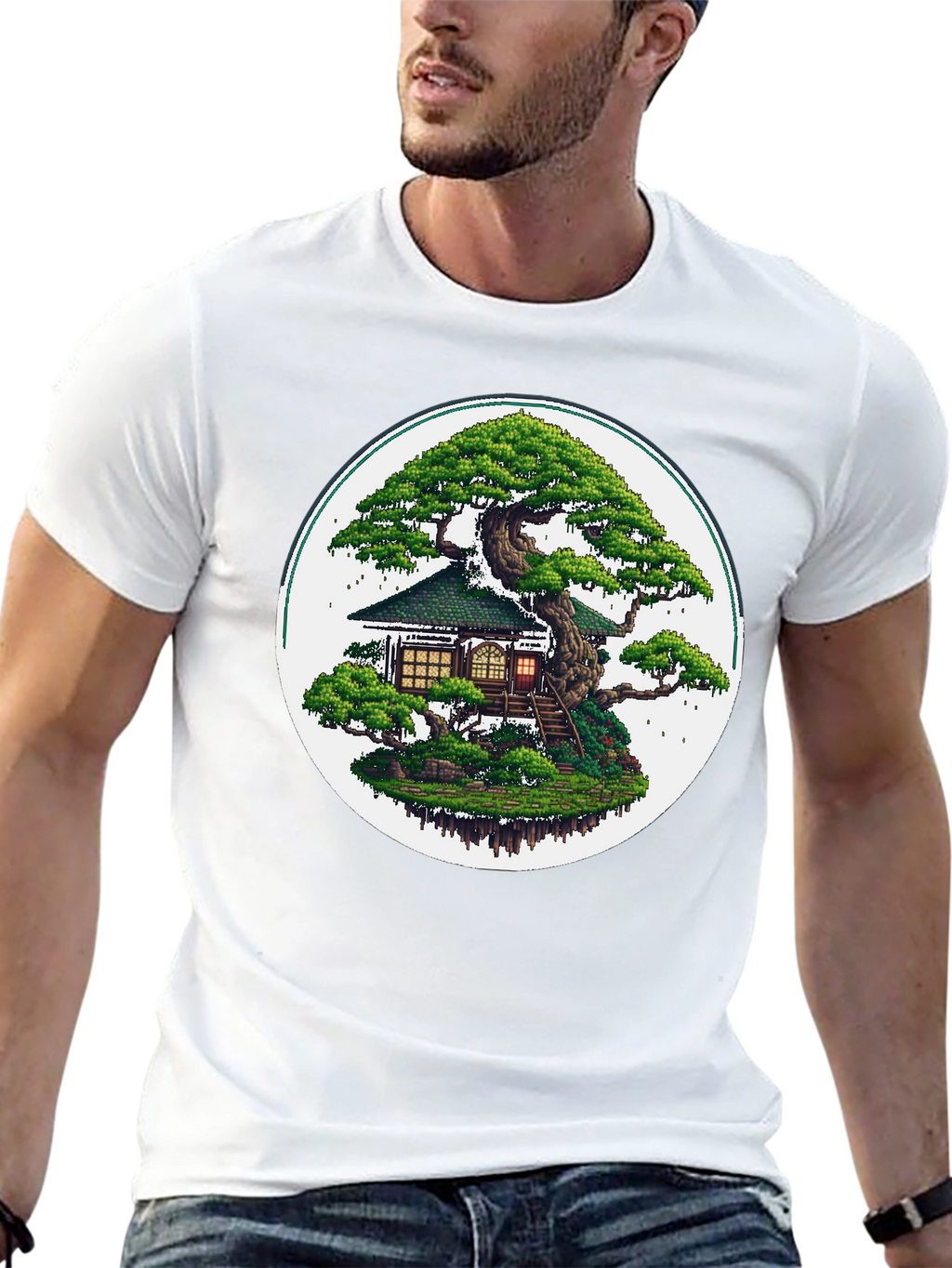 Bonsai Tree House T-Shirt