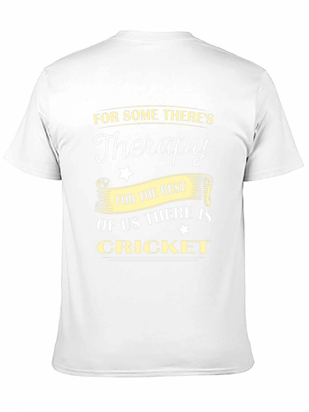 Cricket Therapy T-Shirt - Soft Cotton Black Tee