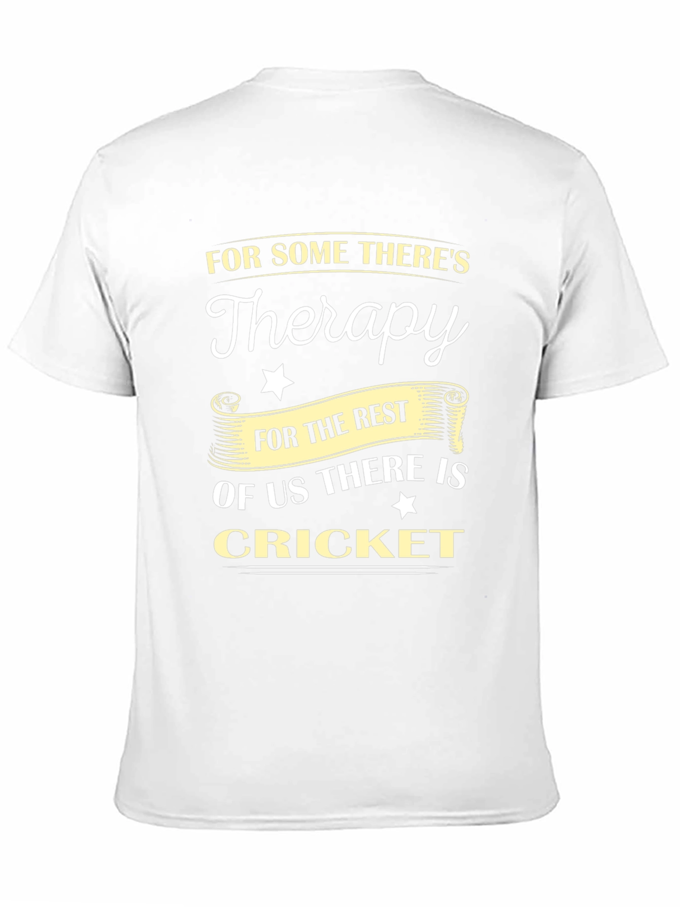 Cricket Therapy T-Shirt - Soft Cotton Black Tee