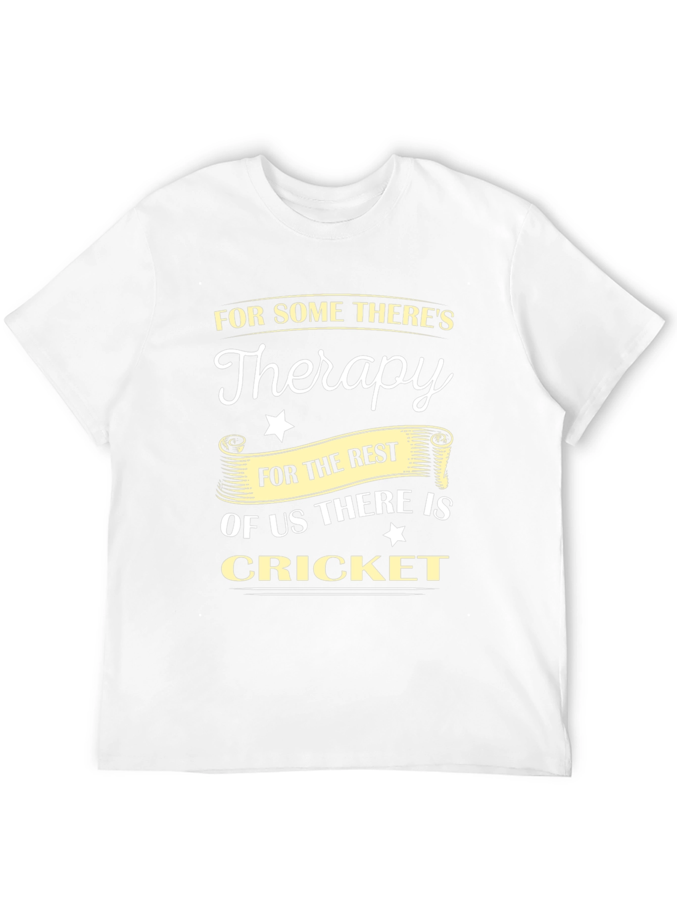 Cricket Therapy T-Shirt - Soft Cotton Black Tee