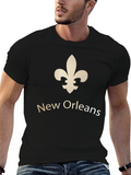 New Orleans Fleur-de-lis Black T-Shirt