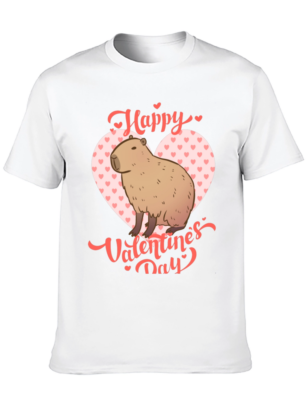 Happy Valentines Day Capybara T-Shirt