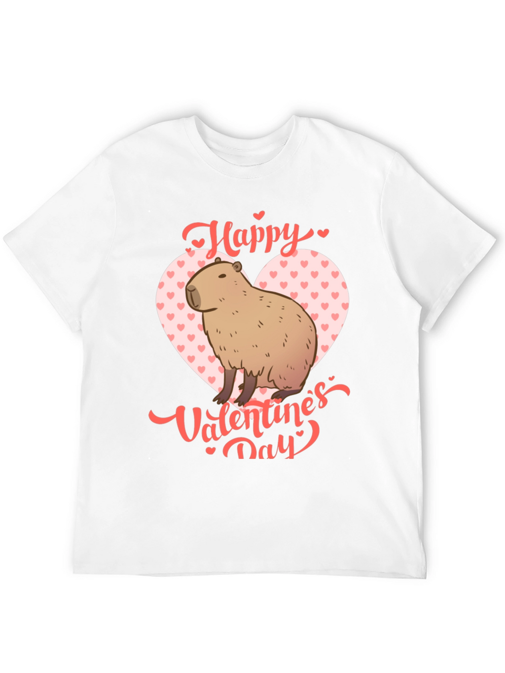 Happy Valentines Day Capybara T-Shirt