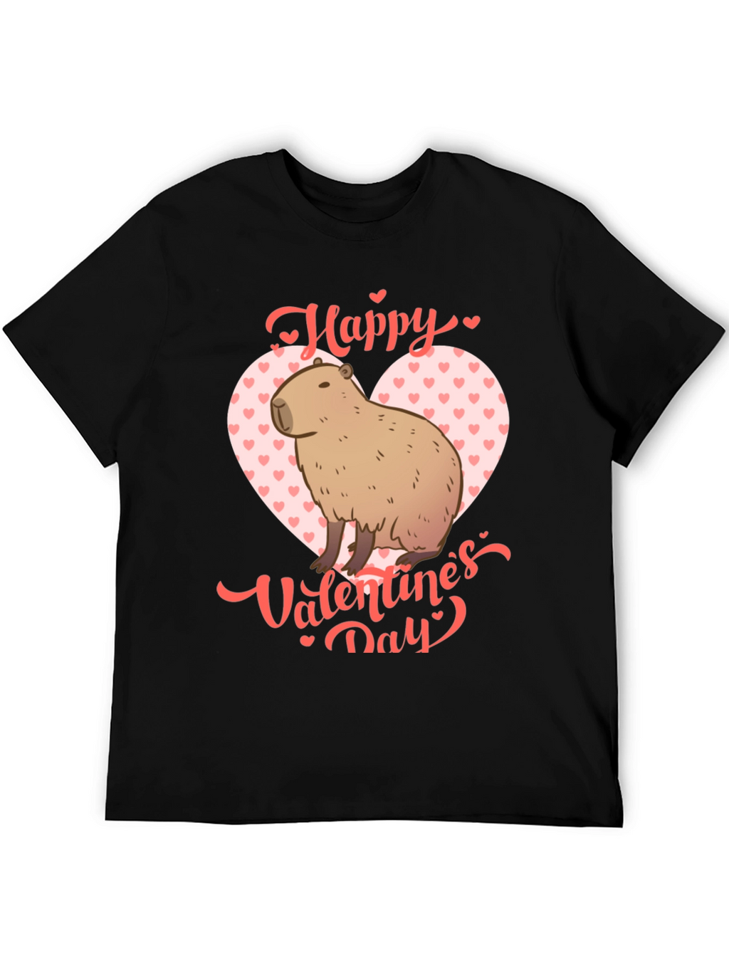 Happy Valentines Day Capybara T-Shirt