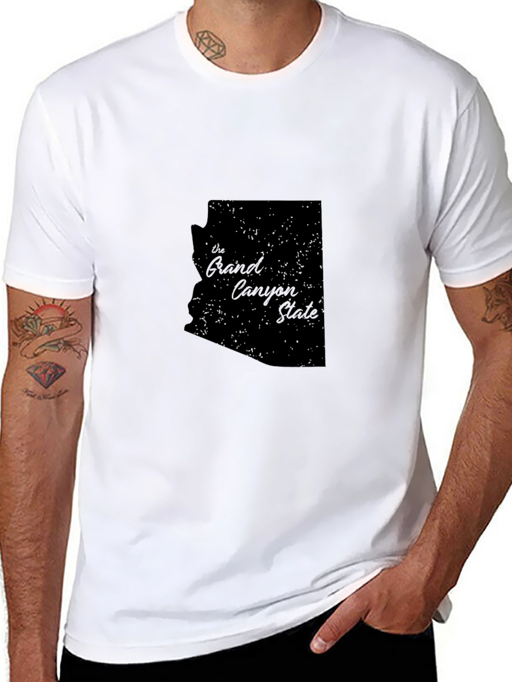 Arizona Grand Canyon State T-Shirt - Black
