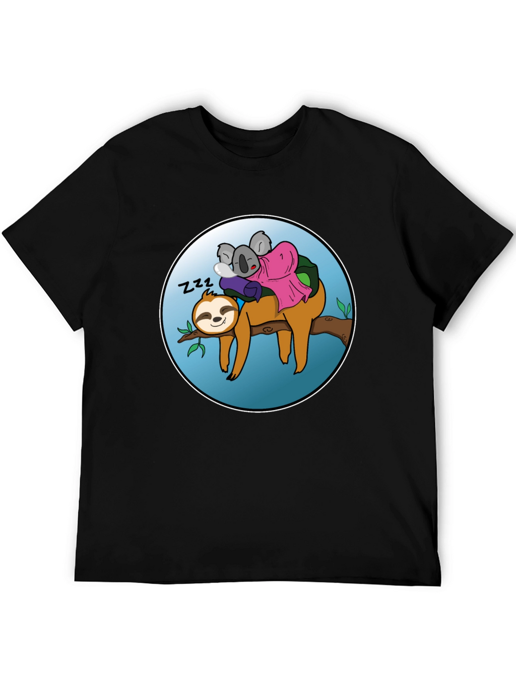 Sloth & Koala Nap Buddies Graphic T-Shirt